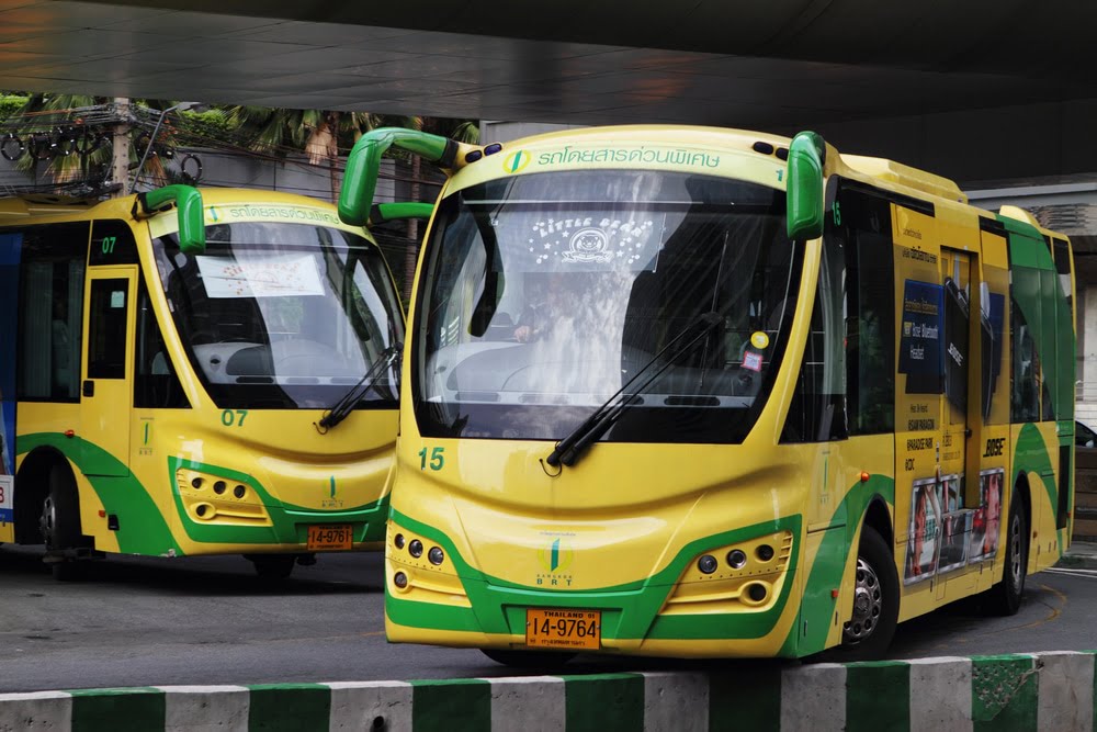 Bangkok BRT,bus rapid transit system in Bangkok,Thailand