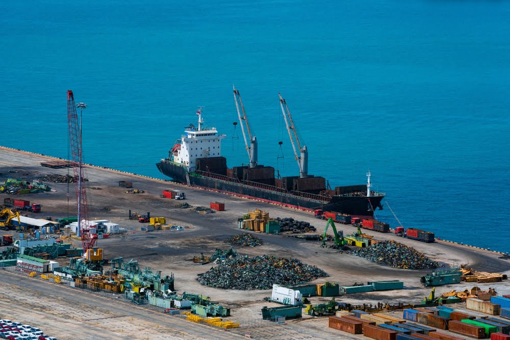 Ship at the port