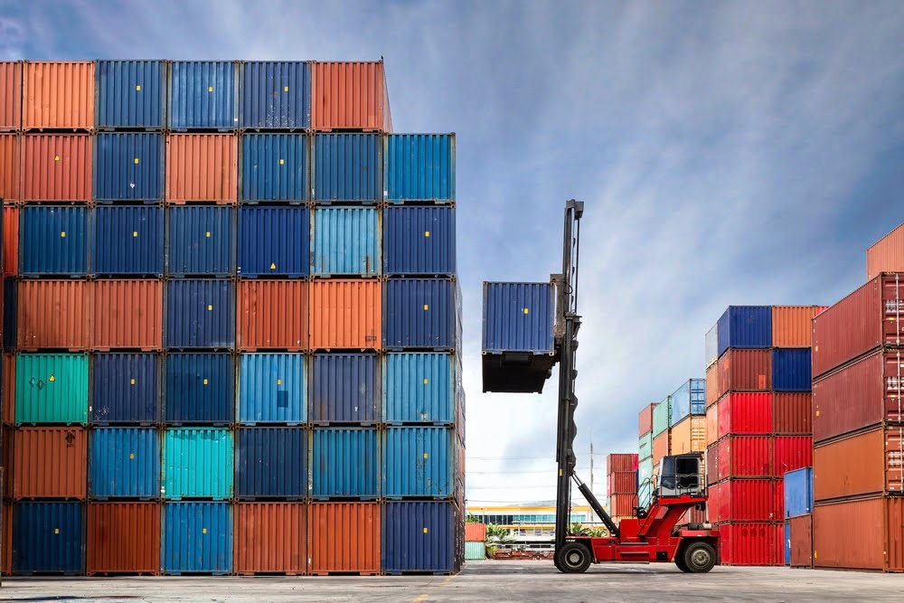 container in yard