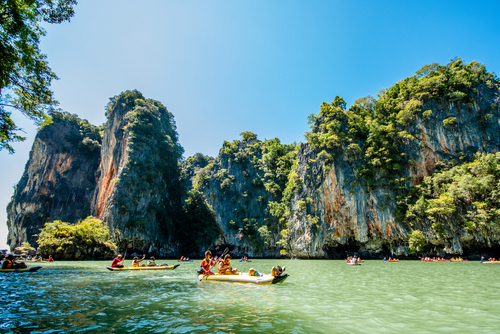 Canoeing,At,Koh,Hong,Island.,Phang-nga,,Thailand,,December,30,