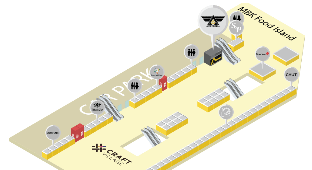 MBK Center map