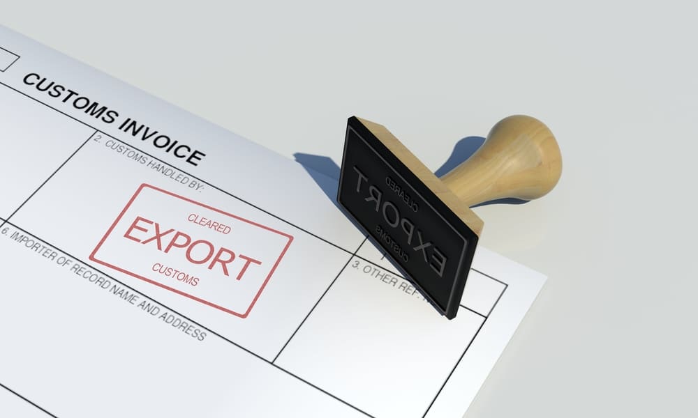 Export cleared approval stamp,พัสดุที่เลี่ยงภาษี