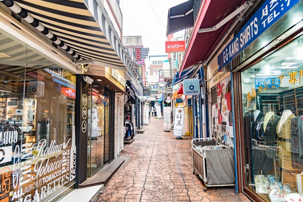 Itaewon-dong district,แหล่งช้อปในเกาหลี