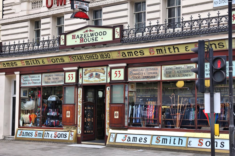 James Smith and Sons umbrella store,ของที่ต้องซื้อที่อังกฤษ