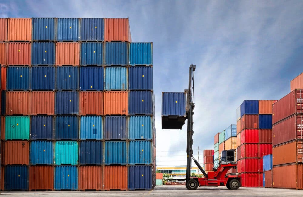 container in yard