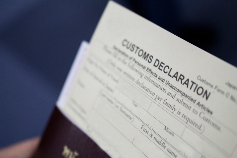 customs declaration,วิธีส่งพัสดุไปต่างประเทศ